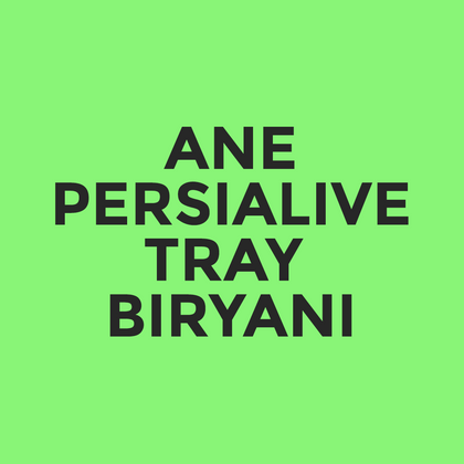 ANE - Persialive - Tray  Biryani