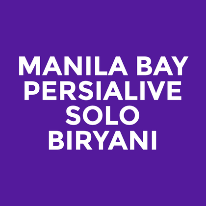 Manila Bay - Persialive - Solo Biryani