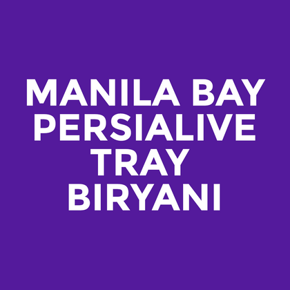 Manila Bay - Persialive - Tray  Biryani