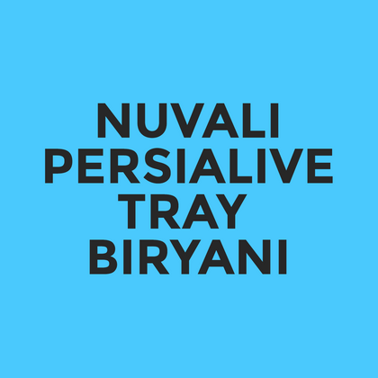 Nuvali - Persialive - Tray Biryani